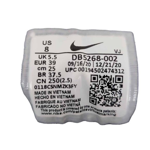 Nike Mens Air Max Viva Running Shoes Gray DB5268-002 Leather Mesh Low Top 8M New - Picture 5 of 11